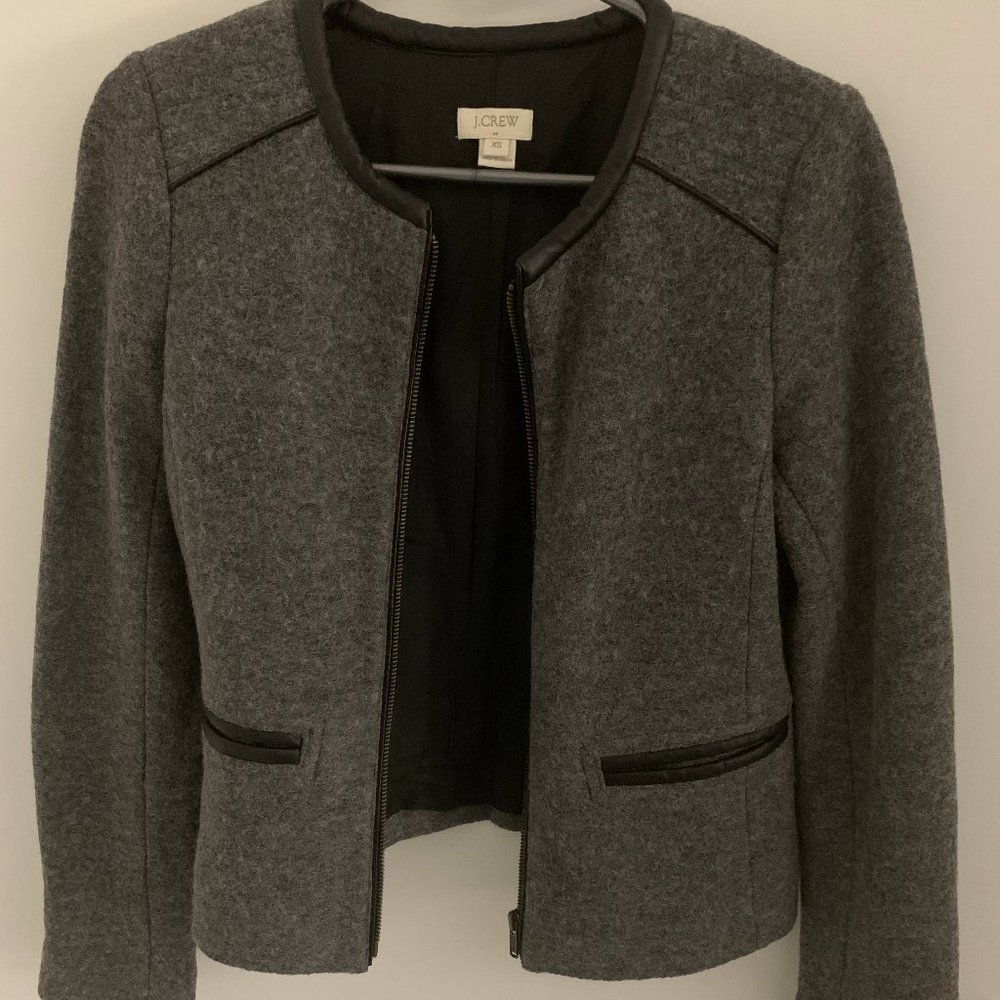 Grey Wool J.Crew Jacket